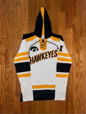 Iowa Hawkeyes Champion Hockey Hoodie Size Small